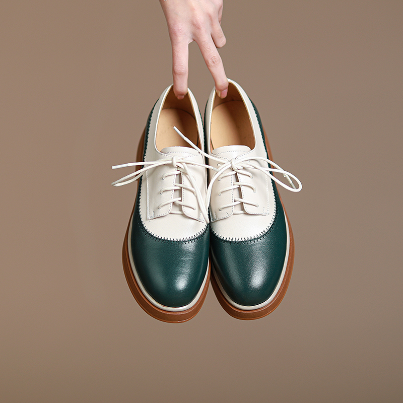 2026 レースアップシングル女性ファッションプラットフォー - Oxford Lace Up Women のレビューと価格