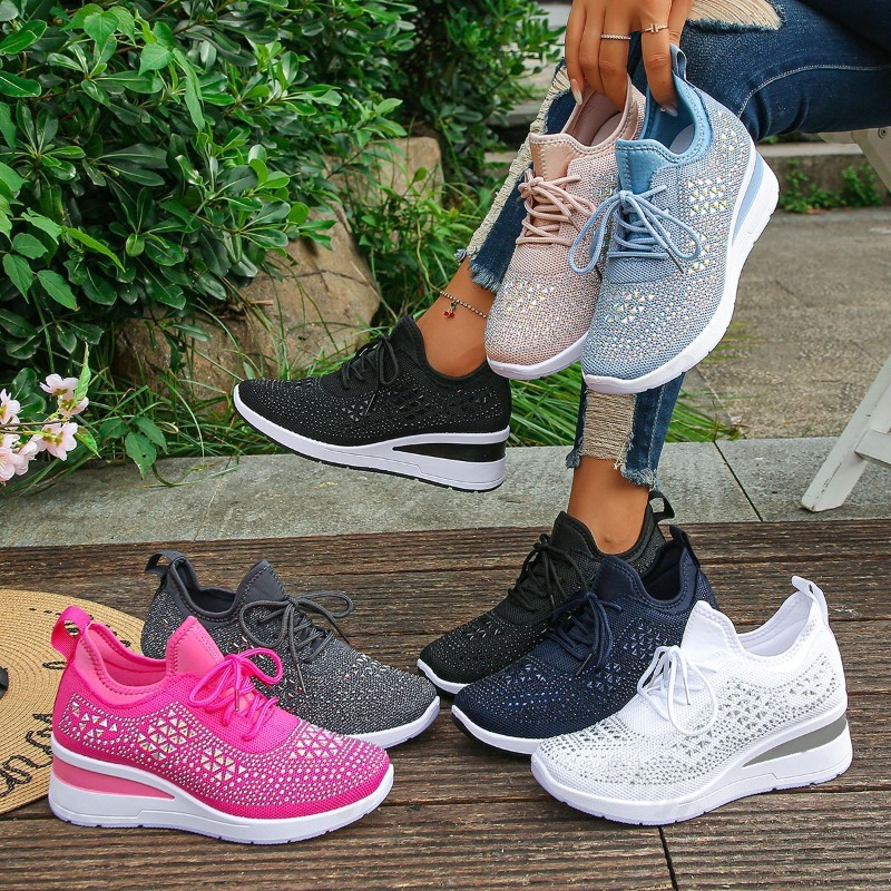 2026年レディーススニーカー メッシュ素材 通気性 シャイ - Women Shoes Tennis のレビューと価格